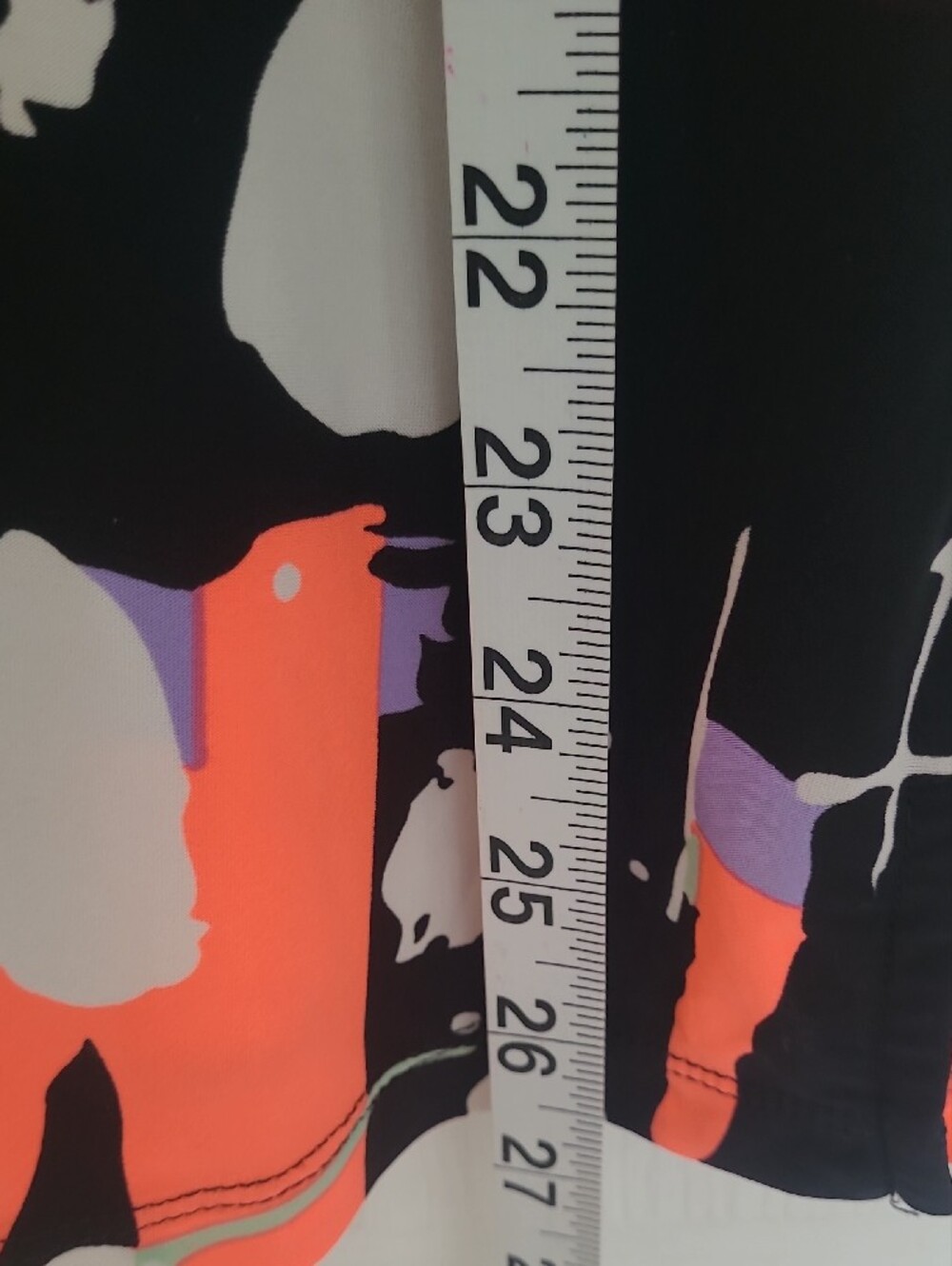 jamie sadock Neon Abstract Zip-Front Tank Top - Orange/Black/White - Picture 7 of 8